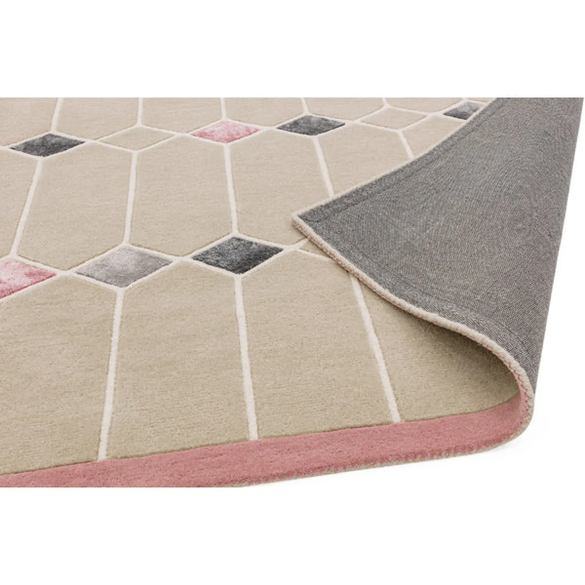 Asiatic Carpets Matrix Hand Tufted Rug Jewel Pink - 160 x 230cm – image 5