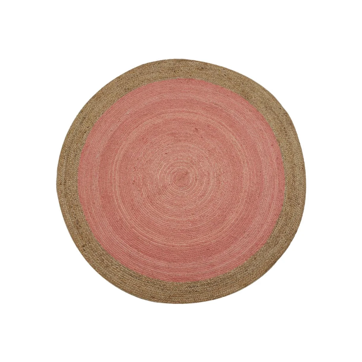 Native Home Rug Milano Soft Jute Pink / Pale Pink / Small, Round