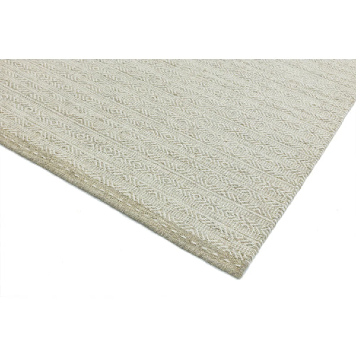 Asiatic Carpets Knox Reversible Wool Dhurry Hand Woven Dhurry Rug Sand - 120 x 170cm – image 4