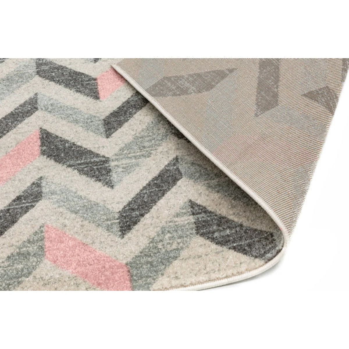 Asiatic Carpets Colt Machine Woven Rug Chevron Pink - 200 x 290cm – image 4