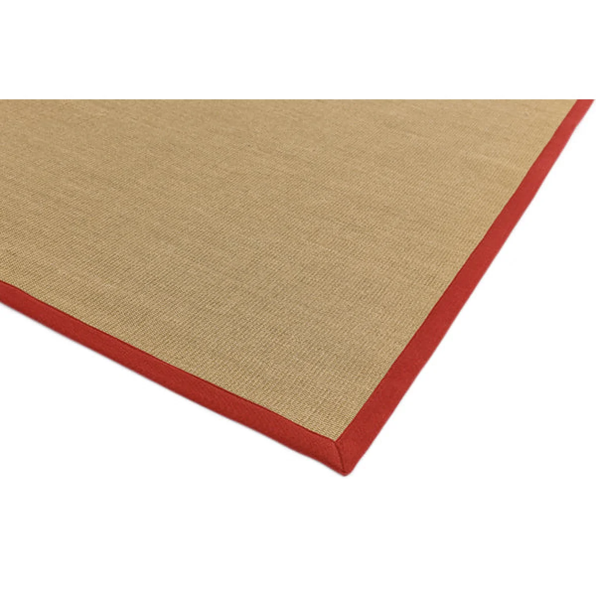 Asiatic Carpets Sisal Machine Woven Rug Linen/Red - 68 x 240cm – image 3