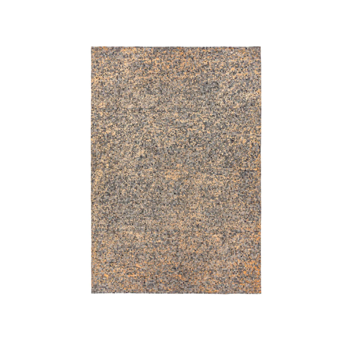 Asiatic Carpets Elona Mosaic Cowhide Hand Sewn Rug Grey - 200 x 290cm