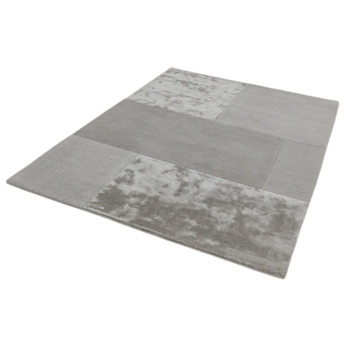 Asiatic Carpets Tate Tonal Textures Hand Tufted Rug Silver - 200 x 290cm – image 2