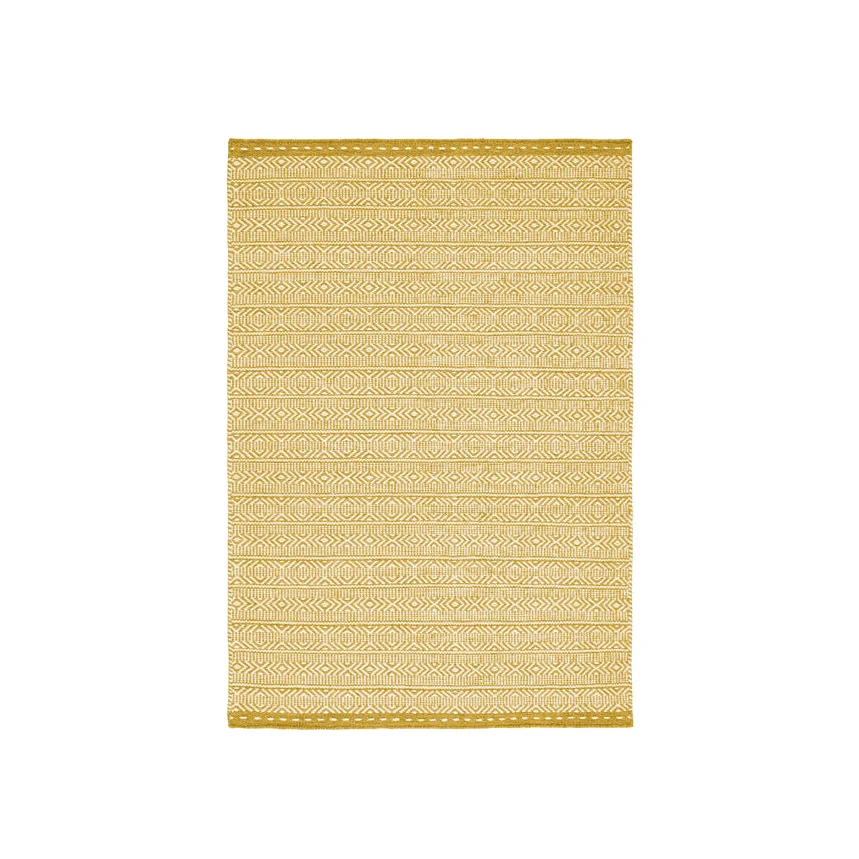 Asiatic Carpets Knox Reversible Wool Dhurry Hand Woven Dhurry Rug Ochre - 160 x 230cm – image 1