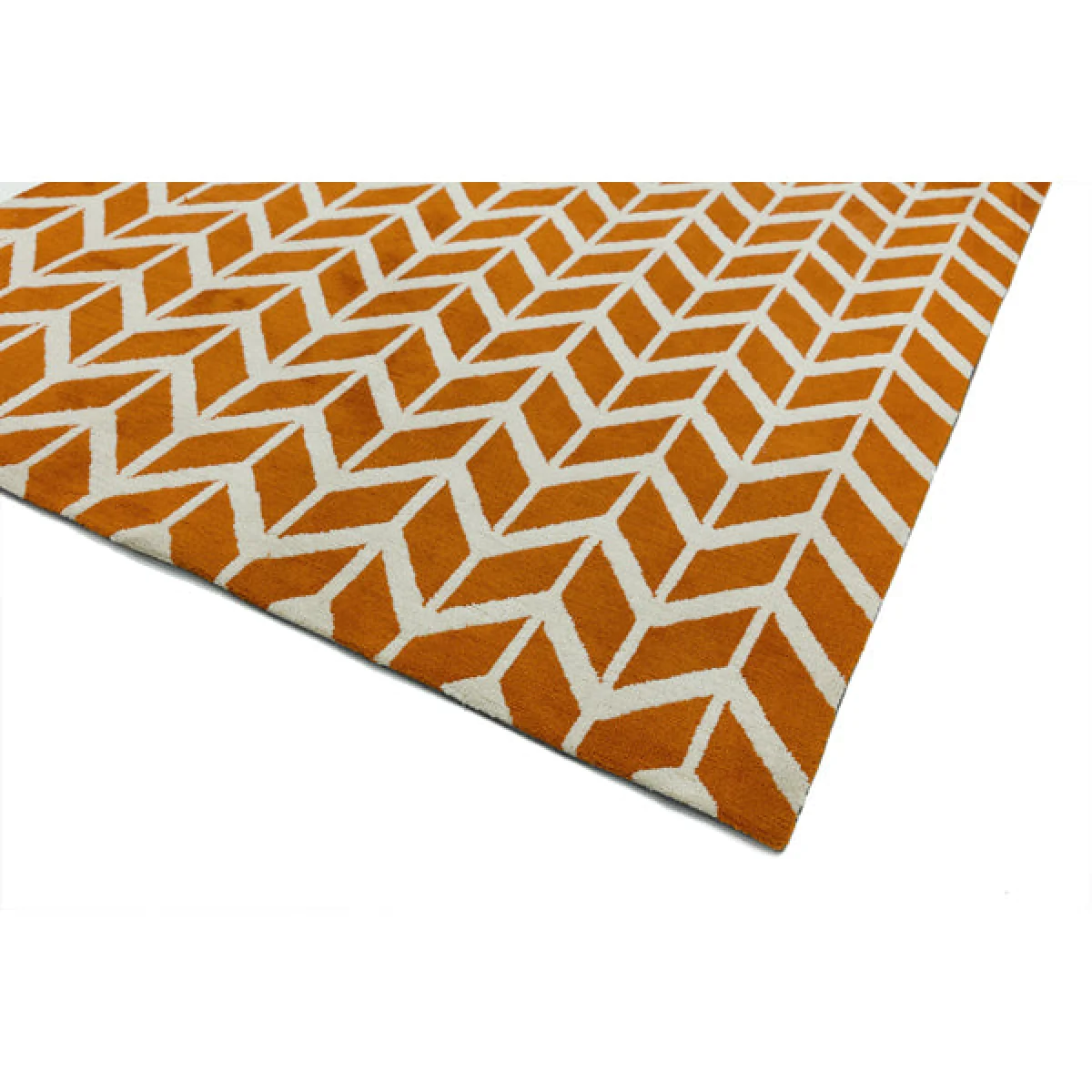 Asiatic Carpets Arlo Machine Knitted Rug Chevron Orange - 160 x 230cm – image 3