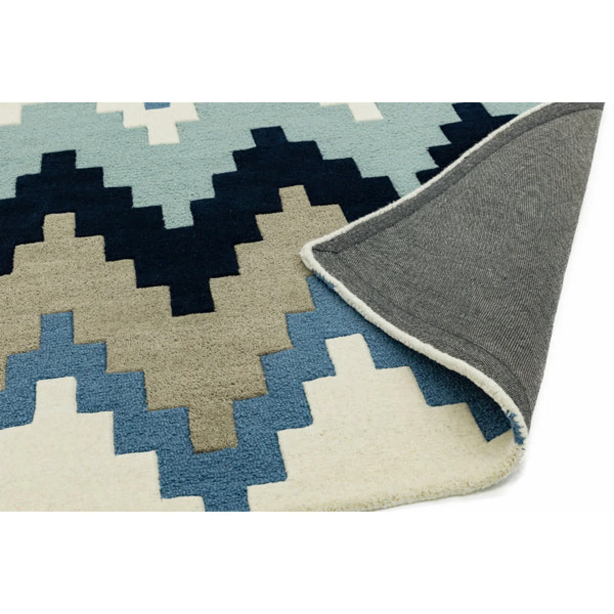 Asiatic Carpets Matrix Hand Tufted Rug Cuzzo Blue - 120 x 170cm – image 4