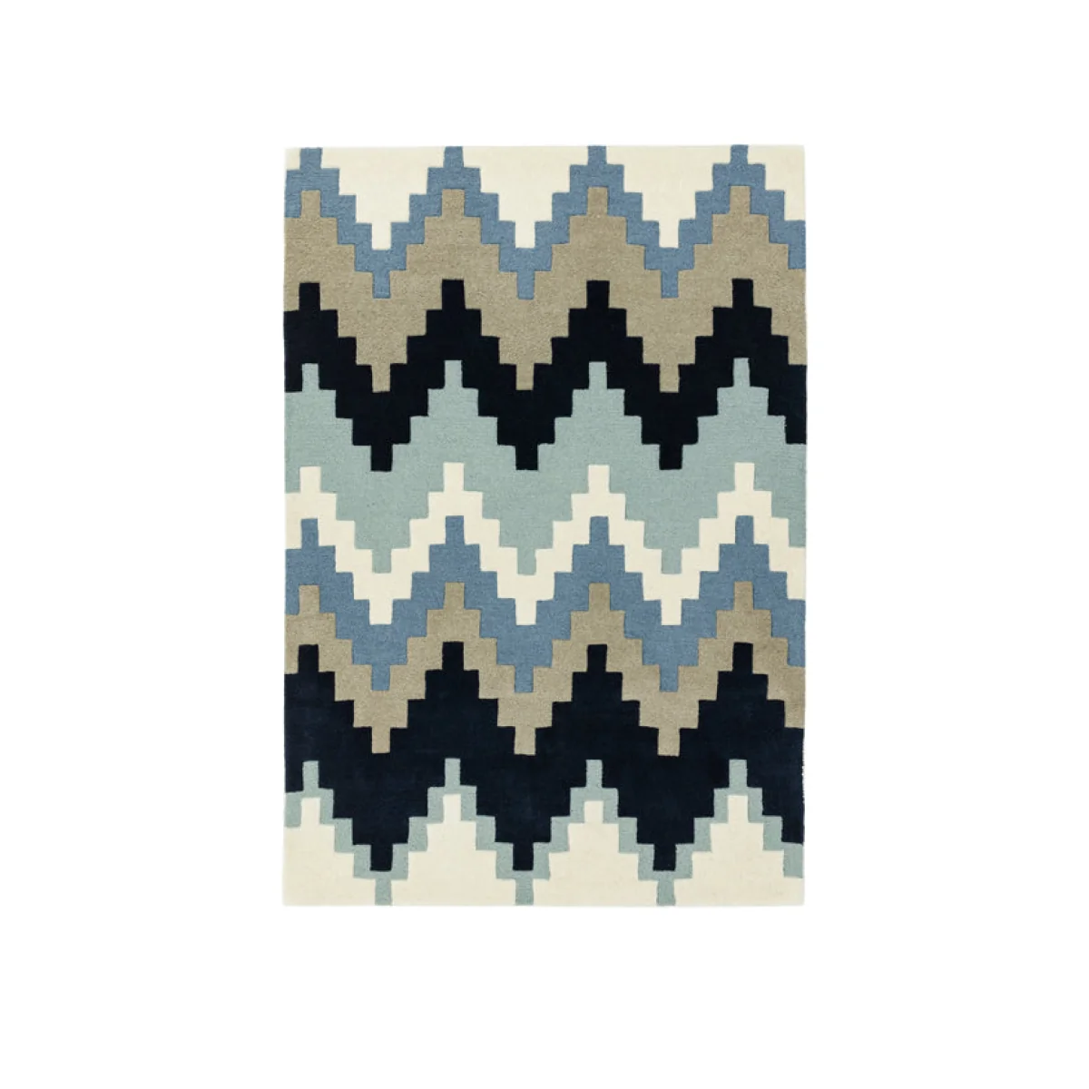 Asiatic Carpets Matrix Hand Tufted Rug Cuzzo Blue - 120 x 170cm – image 1