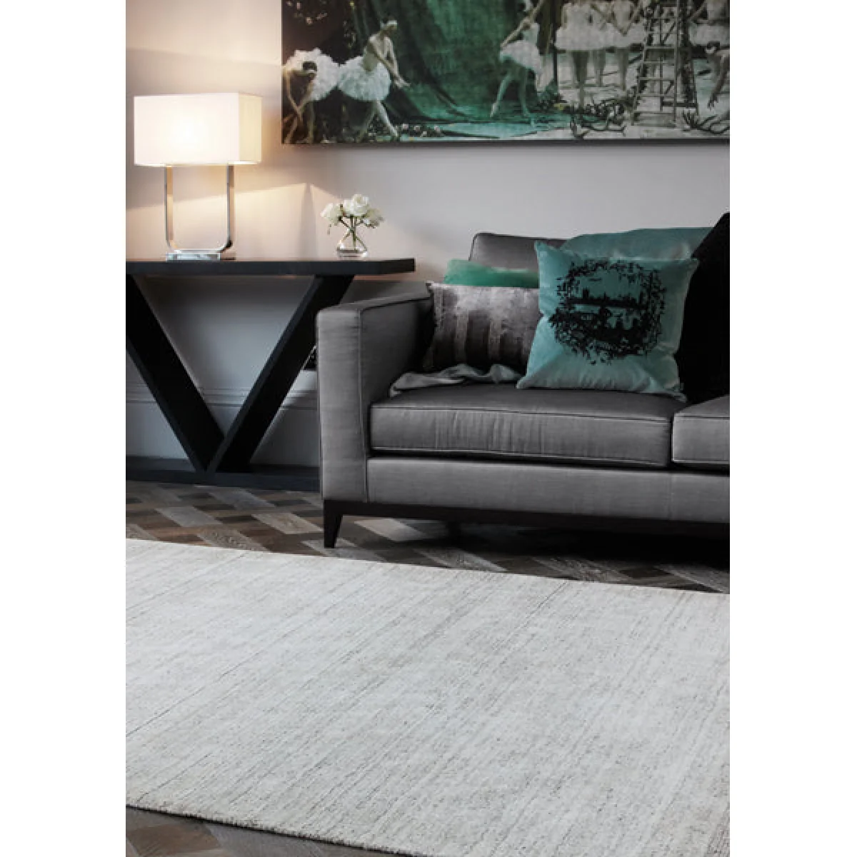 Asiatic Carpets Linley Hand Woven Rug Ivory - 120 x 180cm – image 2