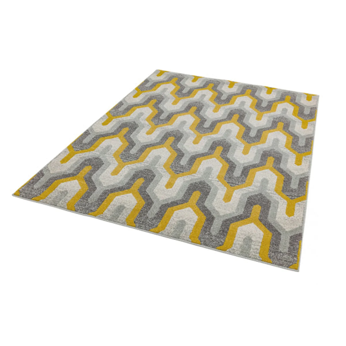 Asiatic Carpets Nova Machine Woven Rug Geo Yellow - 200 x 290cm – image 2