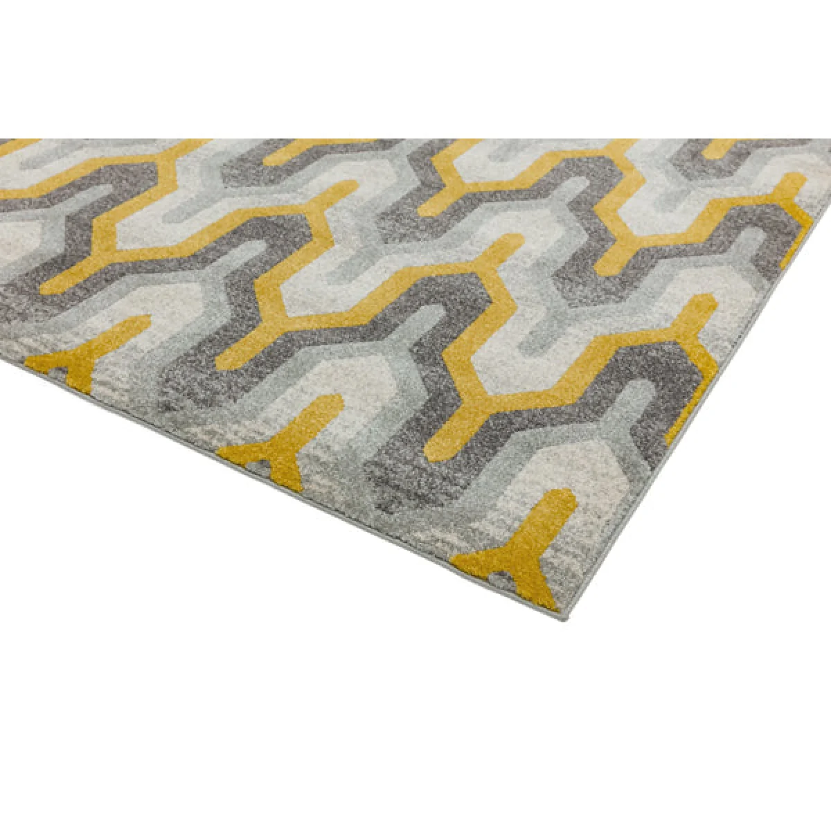 Asiatic Carpets Nova Machine Woven Rug Geo Yellow - 200 x 290cm – image 3
