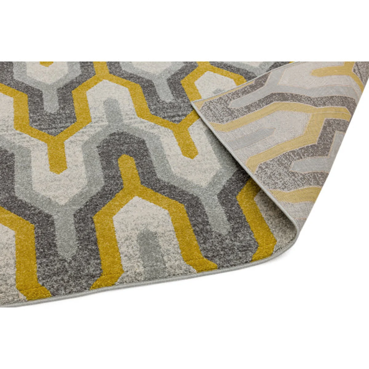 Asiatic Carpets Nova Machine Woven Rug Geo Yellow - 200 x 290cm – image 4