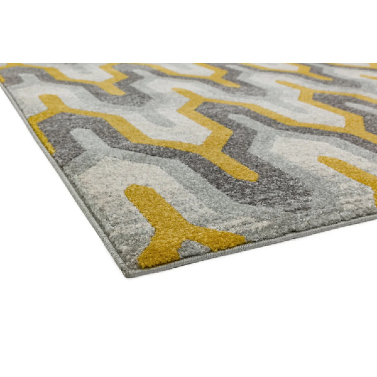 Asiatic Carpets Nova Machine Woven Rug Geo Yellow - 200 x 290cm – image 5
