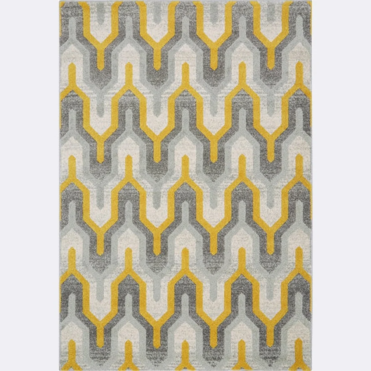 Asiatic Carpets Nova Machine Woven Rug Geo Yellow - 200 x 290cm – image 1