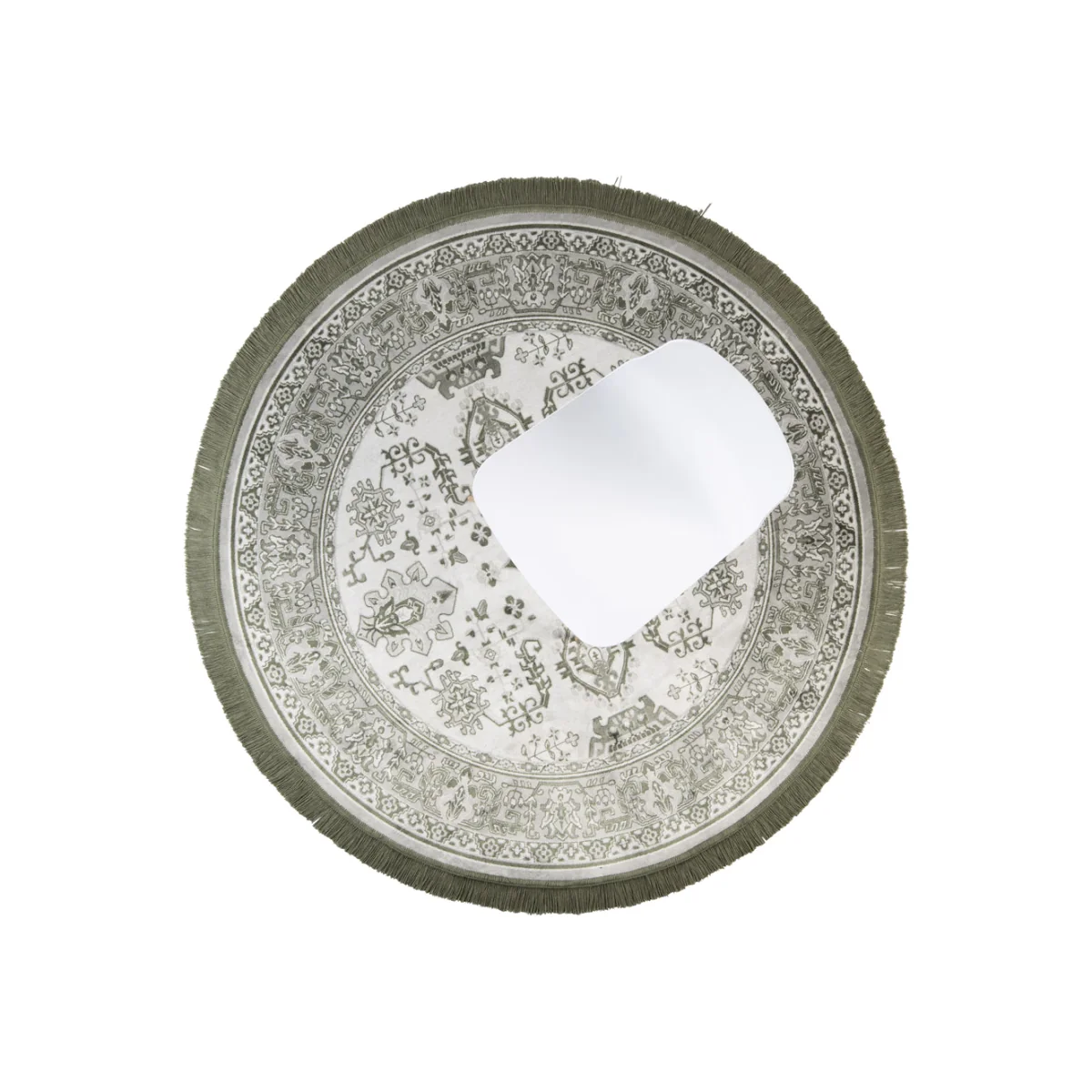 Olivia's Nordic Living Collection - Ringar Rug in Grey & Green