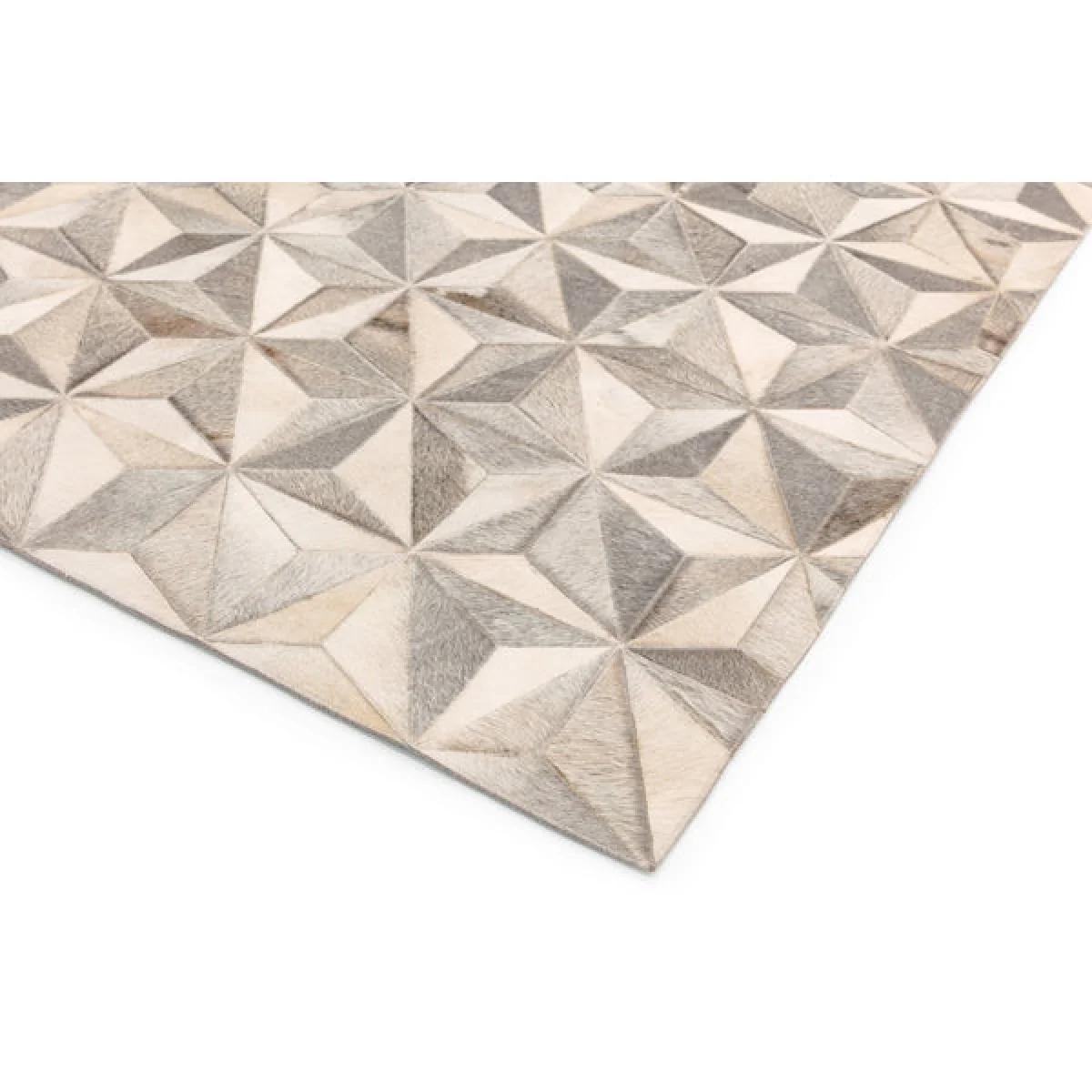 Asiatic Carpets Gaucho Hand Sewn Rug Facet Grey - 120 x 170cm – image 2