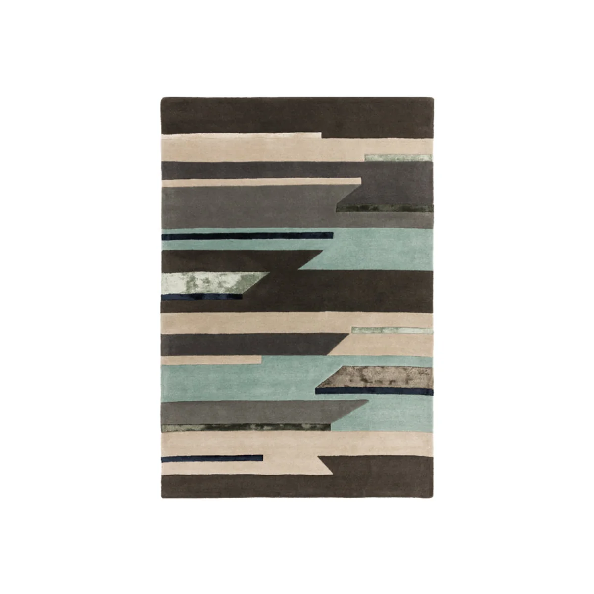 Asiatic Carpets Matrix Hand Tufted Rug Rhombus Blue - 120 x 170cm – image 1