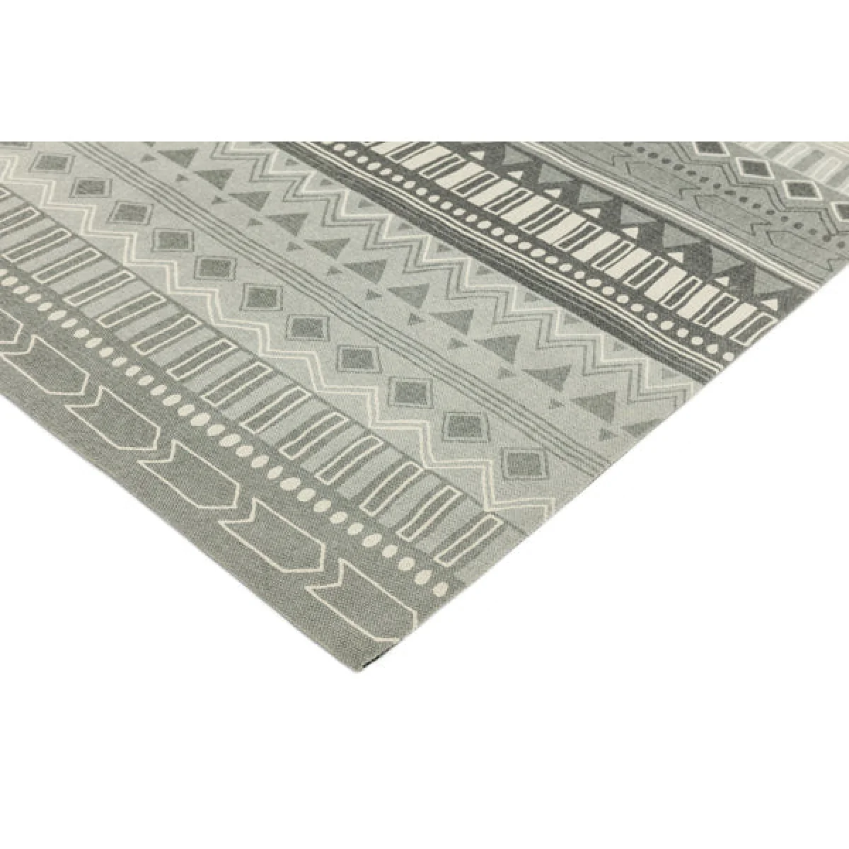 Asiatic Carpets Onix Hand Woven and Printed Rug Tribal Mix Grey - 120 x 170cm – image 3