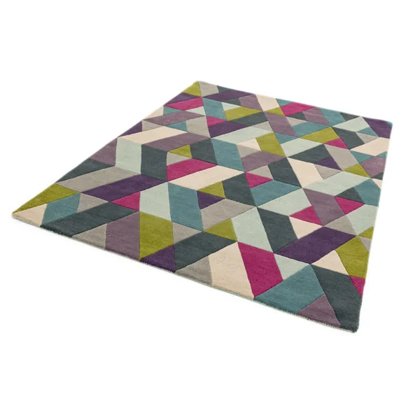 Asiatic Carpets Funk Hand Tufted Rug Chevron Blue Green - 170 x 240cm – image 3