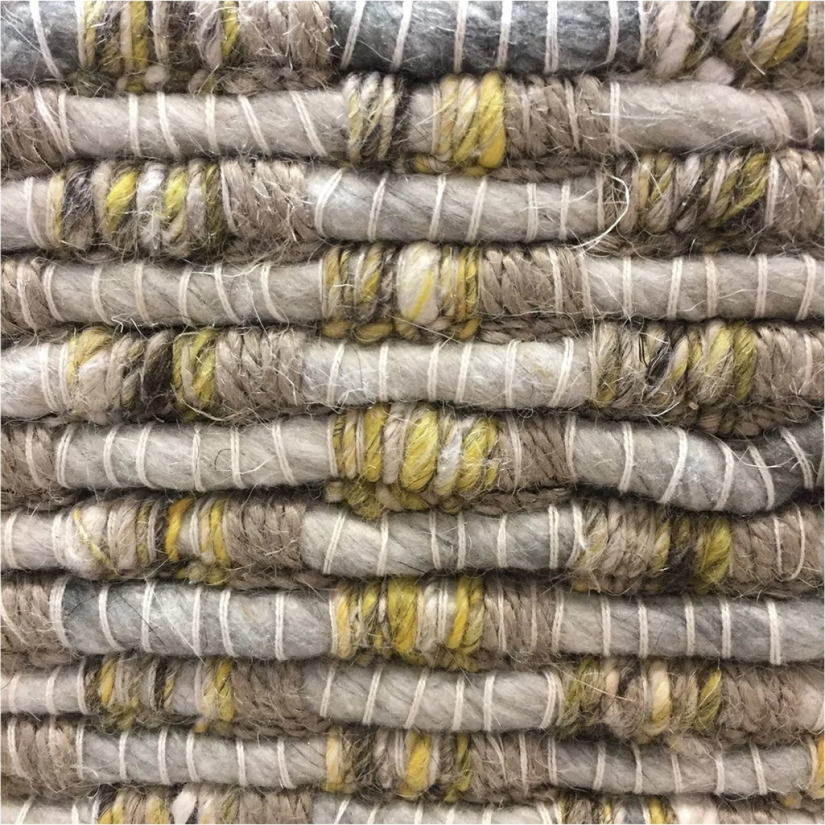 Gallery Direct Arizona Jute Textured Rug in Grey/Ochre – image 2