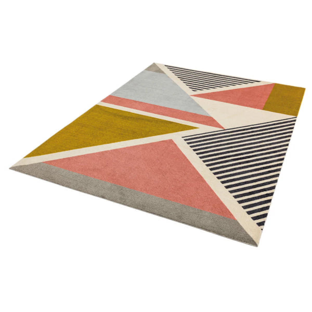 Asiatic Carpets Riley Tufted and printed Rug Pink - 160 x 240cm – image 2
