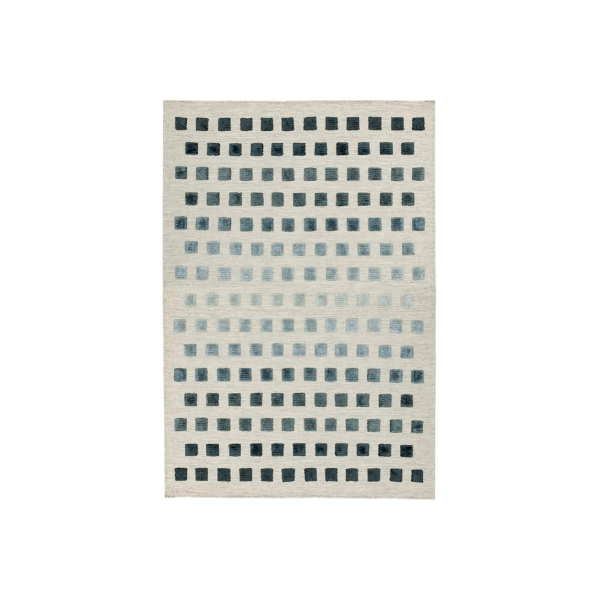 Asiatic Carpets Theo Hand Woven Rug Silvery Squares - 160 x 230cm – image 1