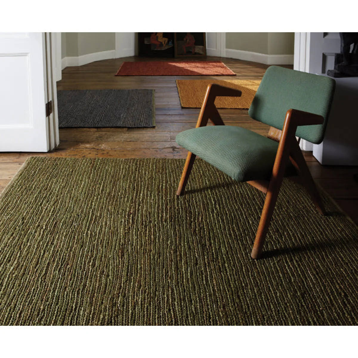 Asiatic Carpets Soumak Hand Woven Rug Green - 200 x 300cm – image 2