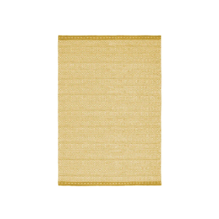 Asiatic Carpets Knox Reversible Wool Dhurry Hand Woven Dhurry Rug Ochre - 200 x 290cm – image 1