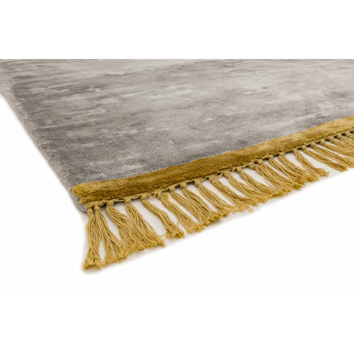 Asiatic Carpets Elgin Hand Woven Rug Silver/ Mustard Border - 200 x 290cm – image 3