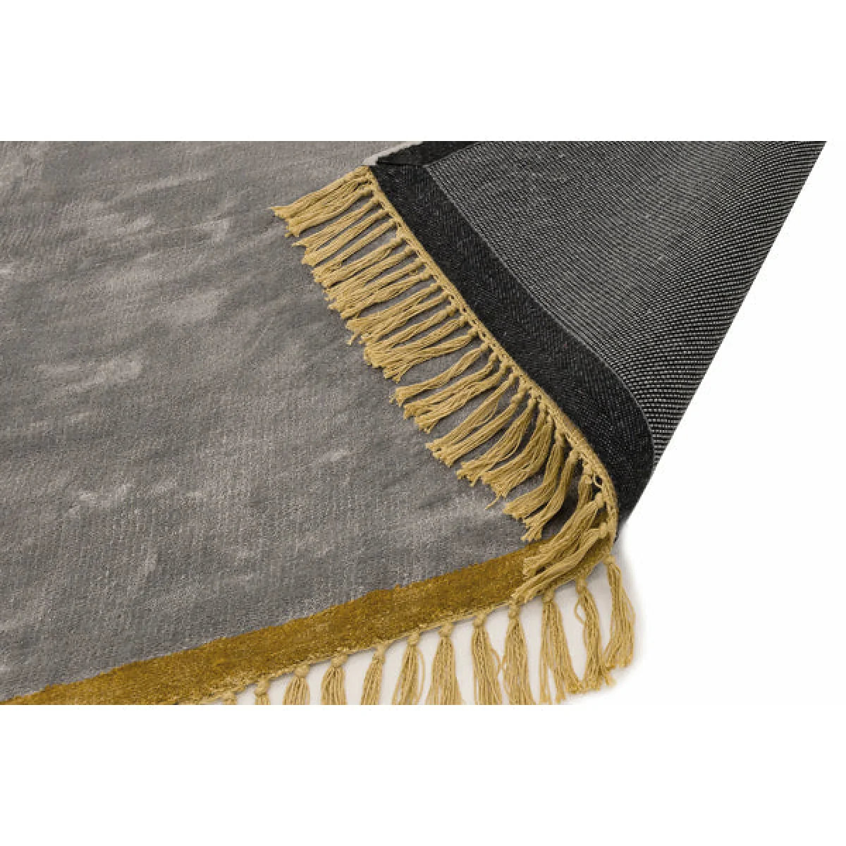 Asiatic Carpets Elgin Hand Woven Rug Silver/ Mustard Border - 200 x 290cm – image 4