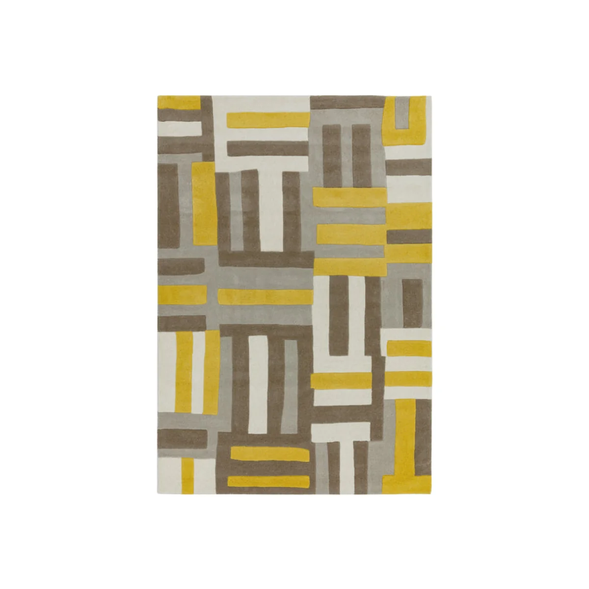 Asiatic Carpets Matrix Hand Tufted Rug Code Yellow - 200 x 300cm