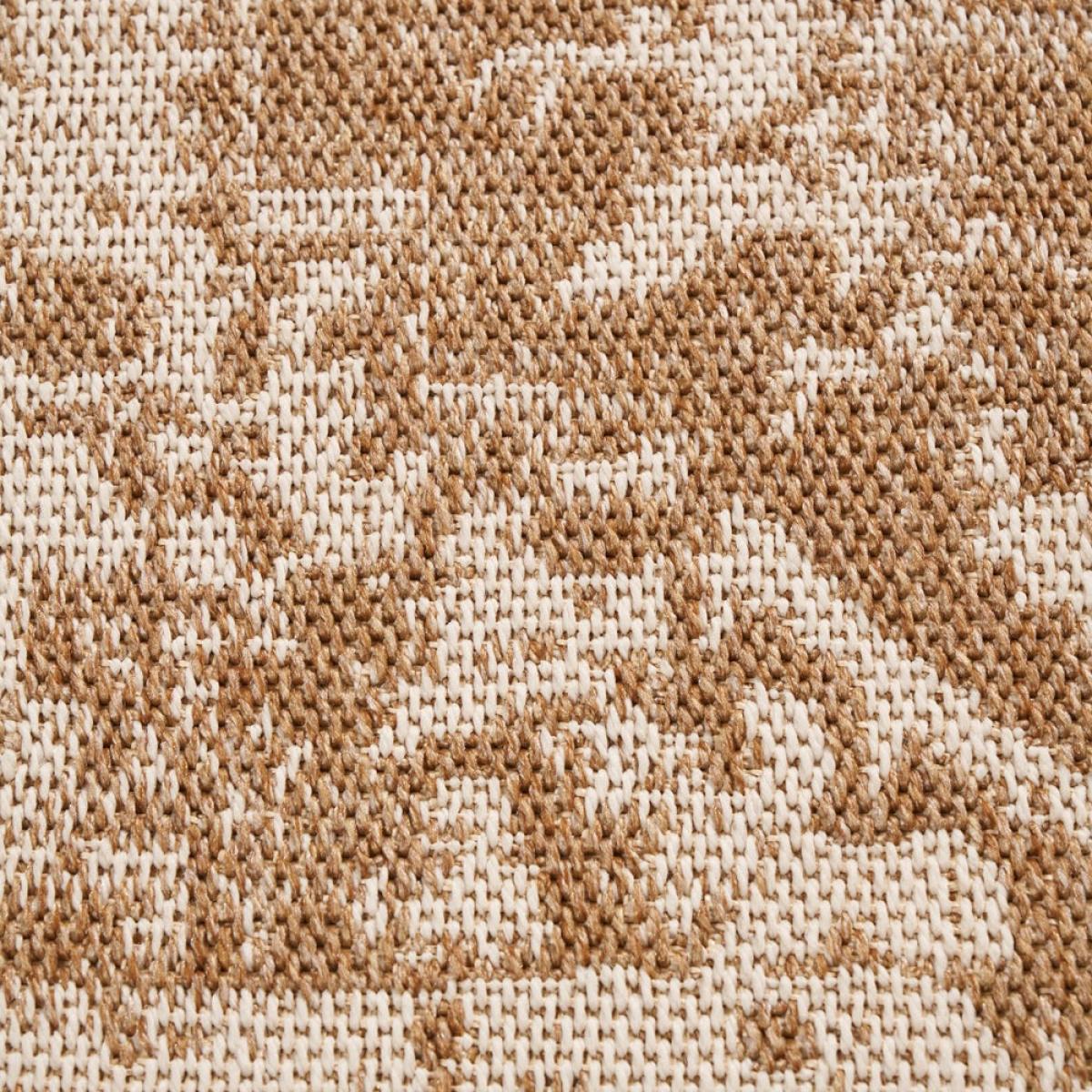 Olivia's Indoor Outdoor Natural and White Vintage Design Rug – image 4