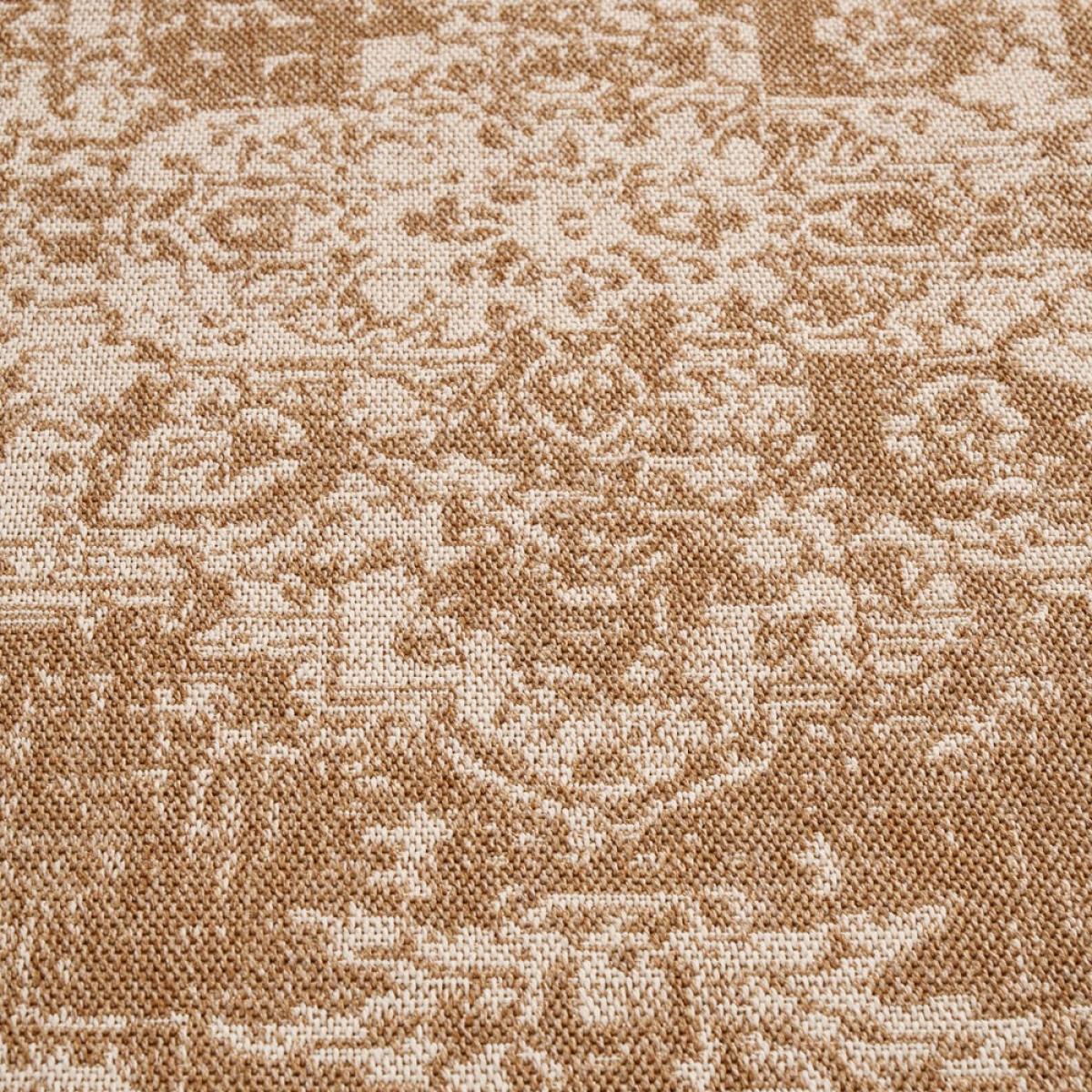 Olivia's Indoor Outdoor Natural and White Vintage Design Rug – image 6