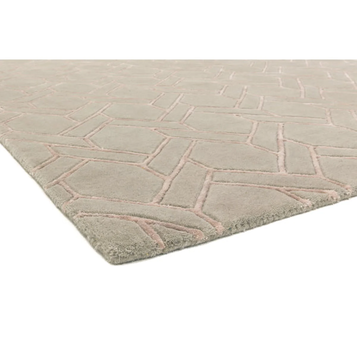 Asiatic Carpets Nexus Hand Tufted Rug Fine Lines Silver/Pink - 160 x 230cm – image 3