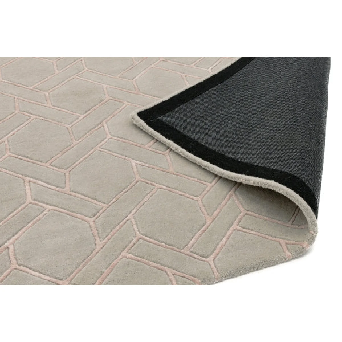 Asiatic Carpets Nexus Hand Tufted Rug Fine Lines Silver/Pink - 160 x 230cm – image 4