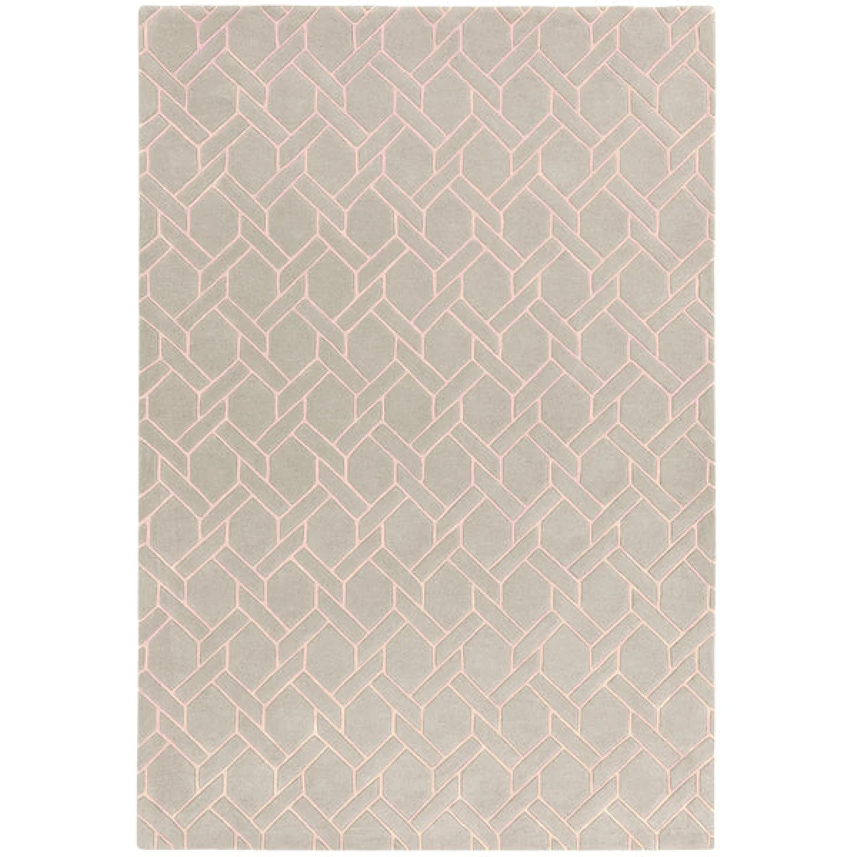 Asiatic Carpets Nexus Hand Tufted Rug Fine Lines Silver/Pink - 160 x 230cm – image 5
