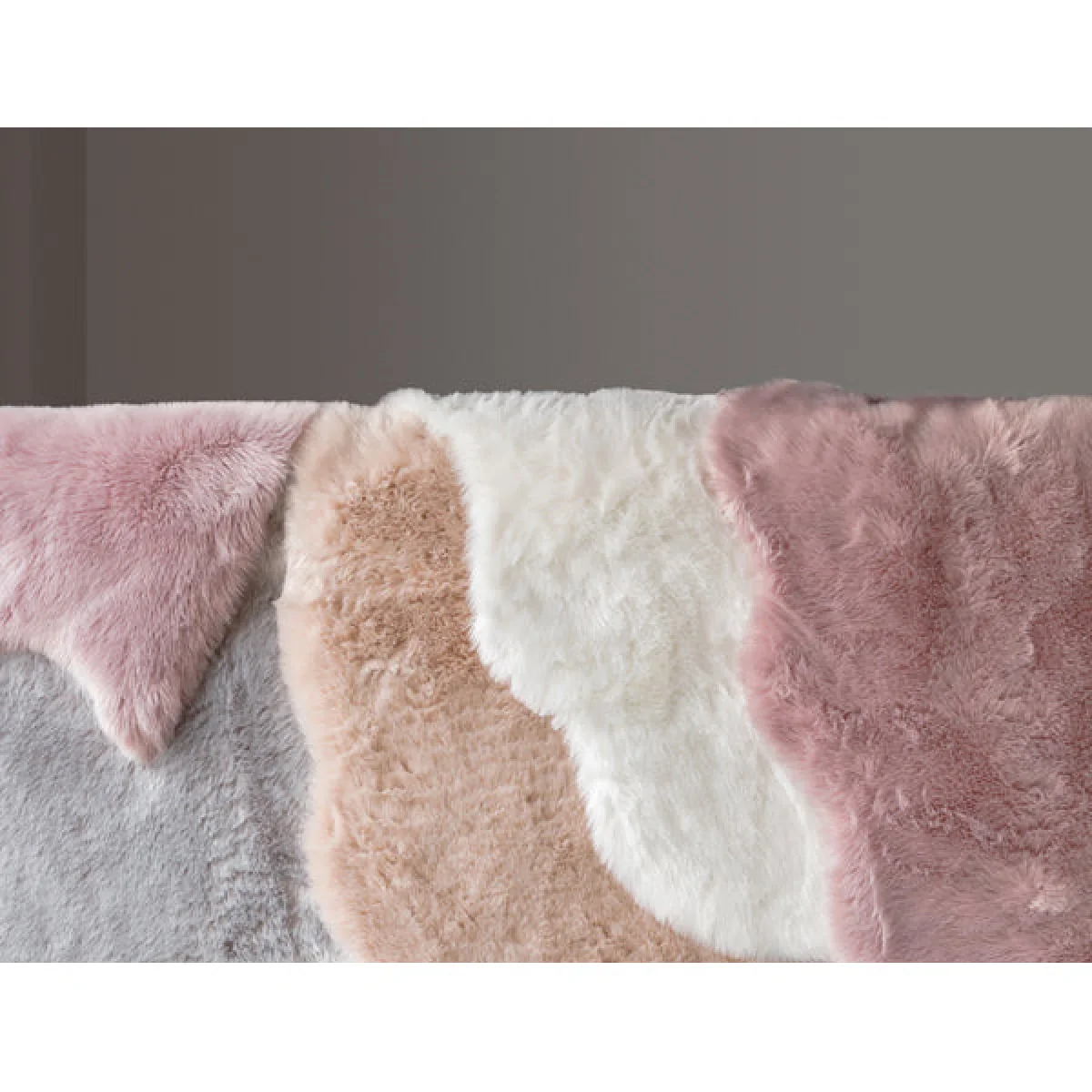 Asiatic Carpets Auckland Double Faux Sheepskin Machine Woven Rug Pink - 70 x 200cm – image 4