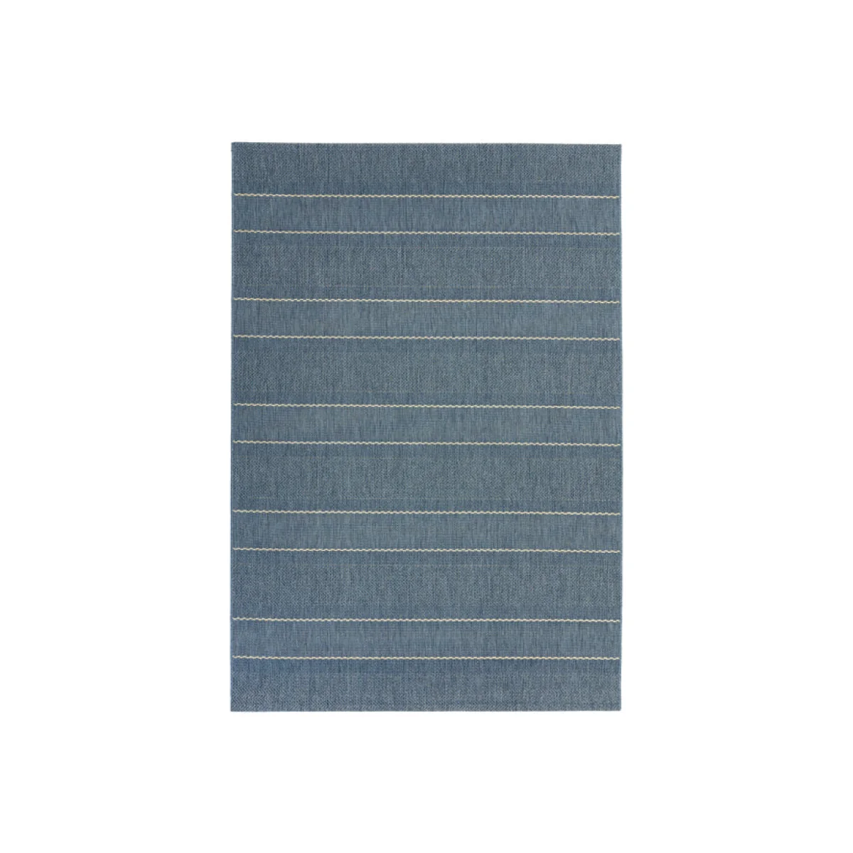 Asiatic Carpets Patio Machine Woven Rug Blue Stripe - 200 x 290cm