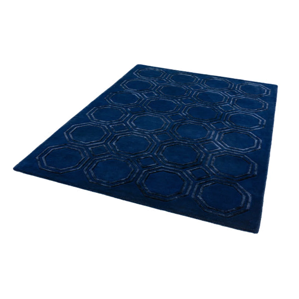 Asiatic Carpets Nexus Hand Tufted Rug Octagon Navy - 120 x 170cm – image 2