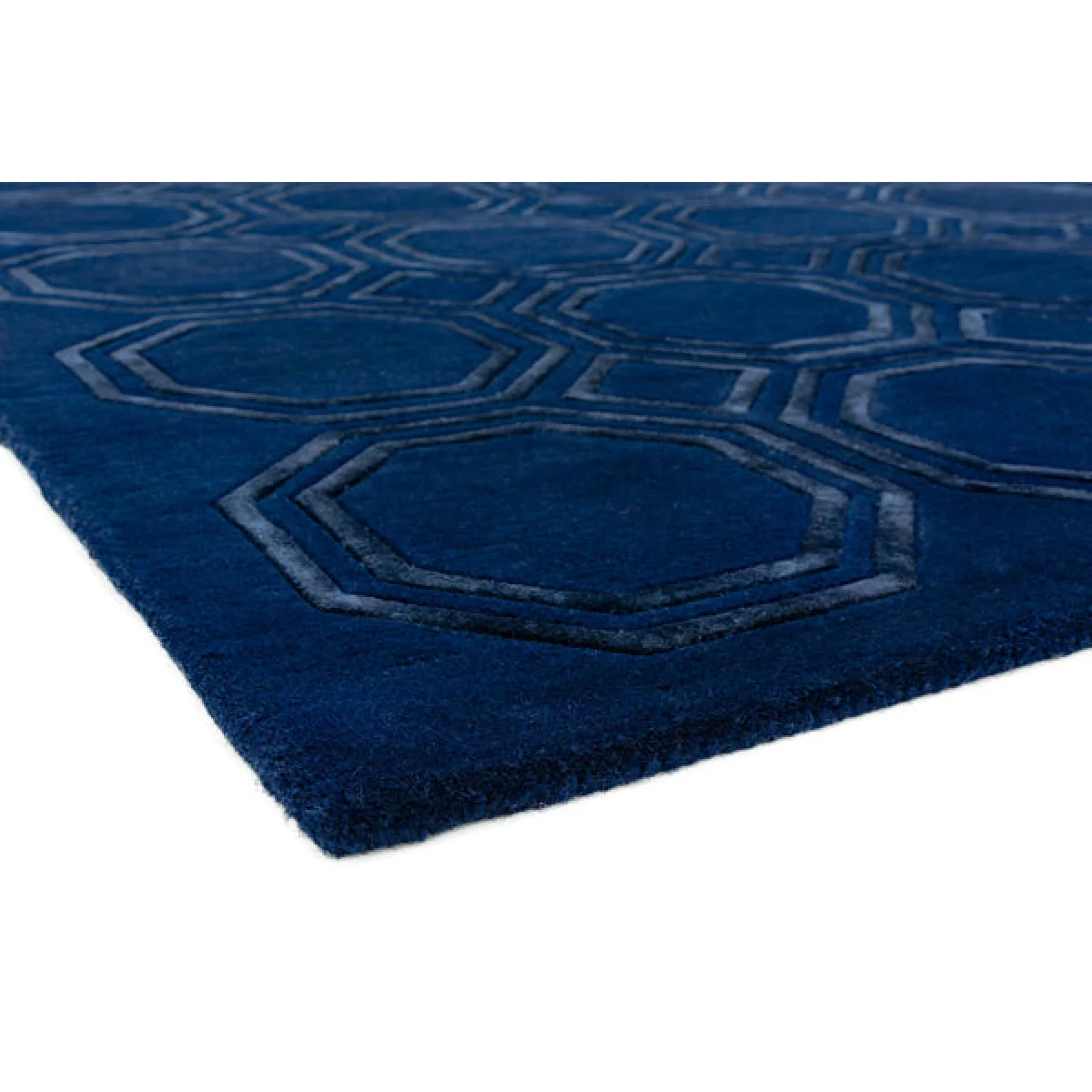 Asiatic Carpets Nexus Hand Tufted Rug Octagon Navy - 120 x 170cm – image 3