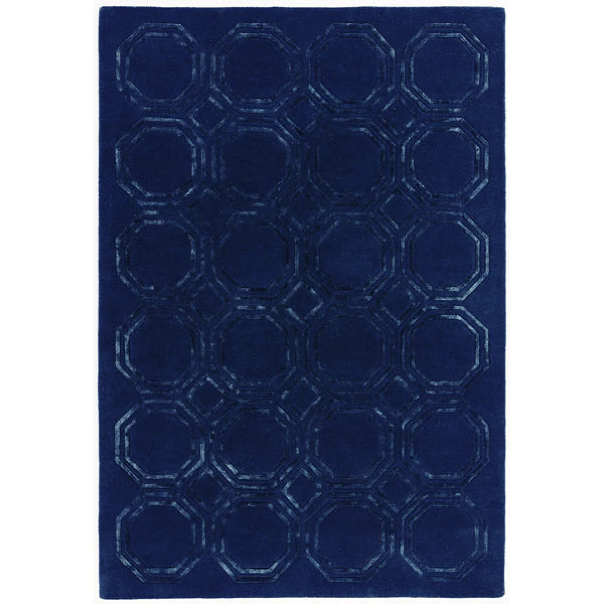 Asiatic Carpets Nexus Hand Tufted Rug Octagon Navy - 120 x 170cm – image 5