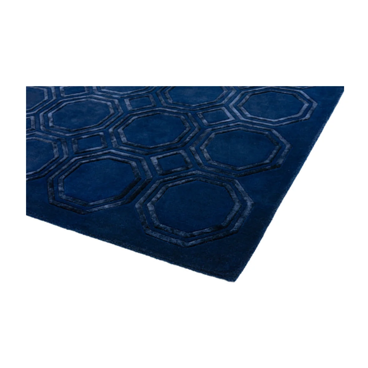 Asiatic Carpets Nexus Hand Tufted Rug Octagon Navy - 120 x 170cm – image 1