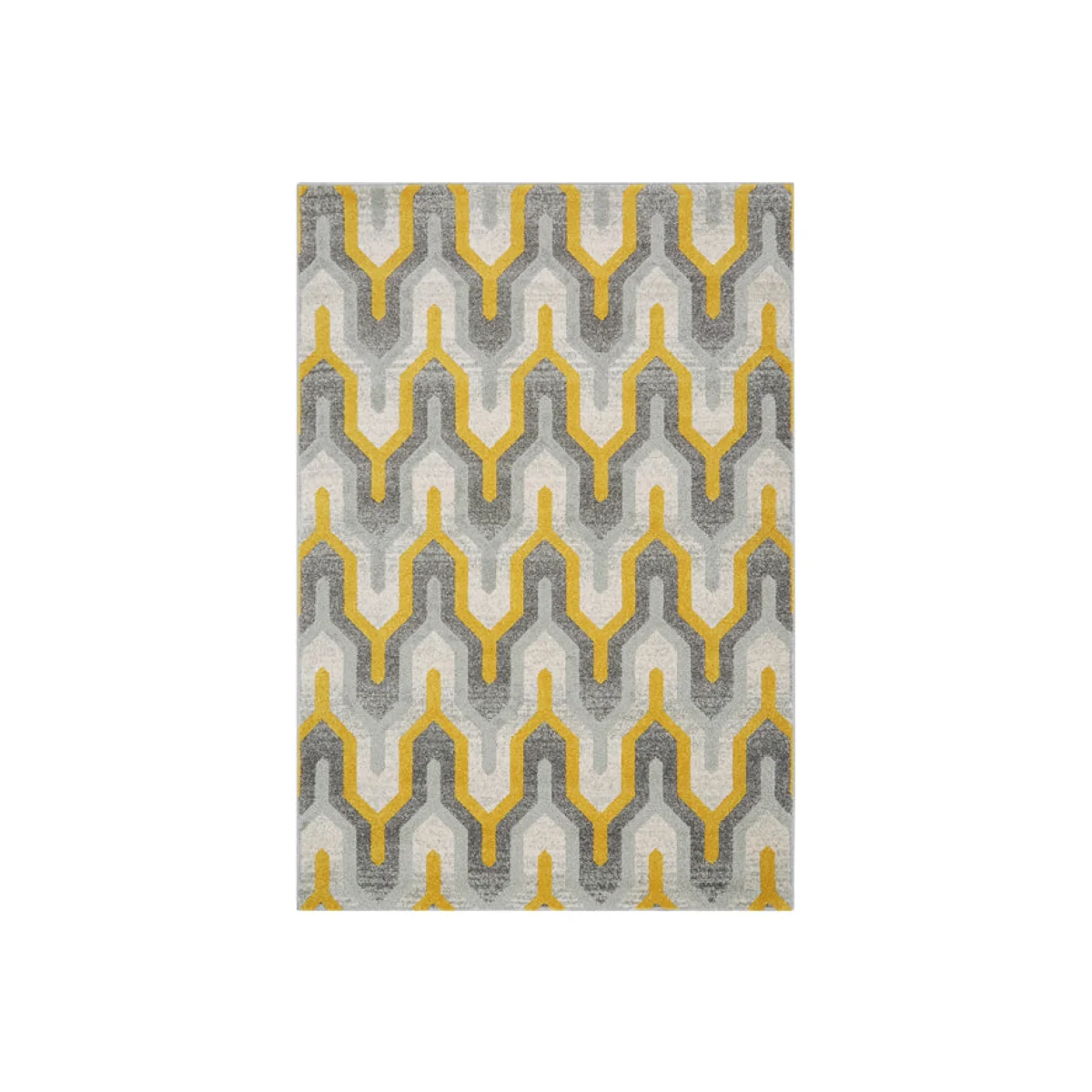 Asiatic Carpets Nova Machine Woven Rug Geo Yellow - 160 x 230cm – image 1