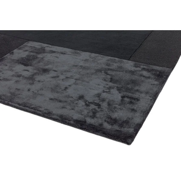Asiatic Carpets Tate Tonal Textures Hand Tufted Rug Charcoal - 120 x 170cm – image 4