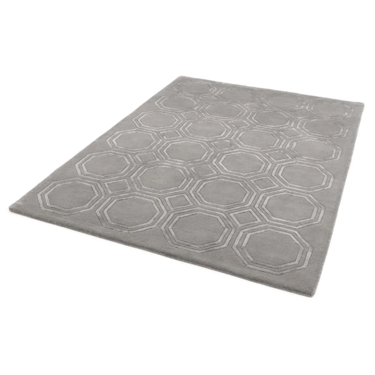 Asiatic Carpets Nexus Hand Tufted Rug Octagon Silver - 160 x 230cm – image 2