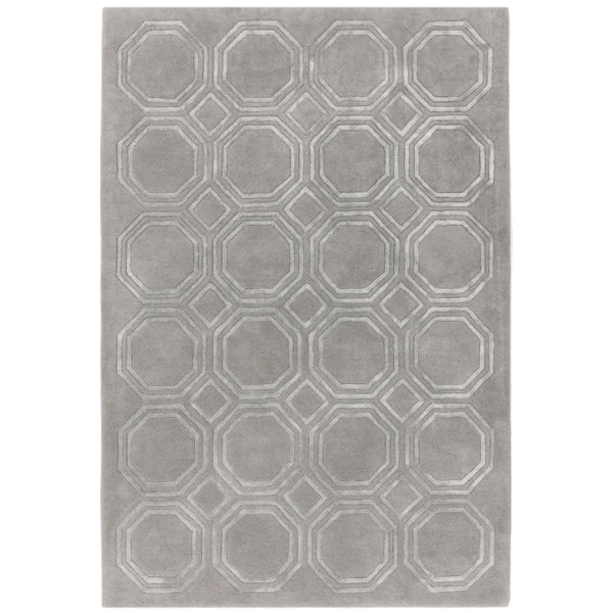 Asiatic Carpets Nexus Hand Tufted Rug Octagon Silver - 160 x 230cm – image 3