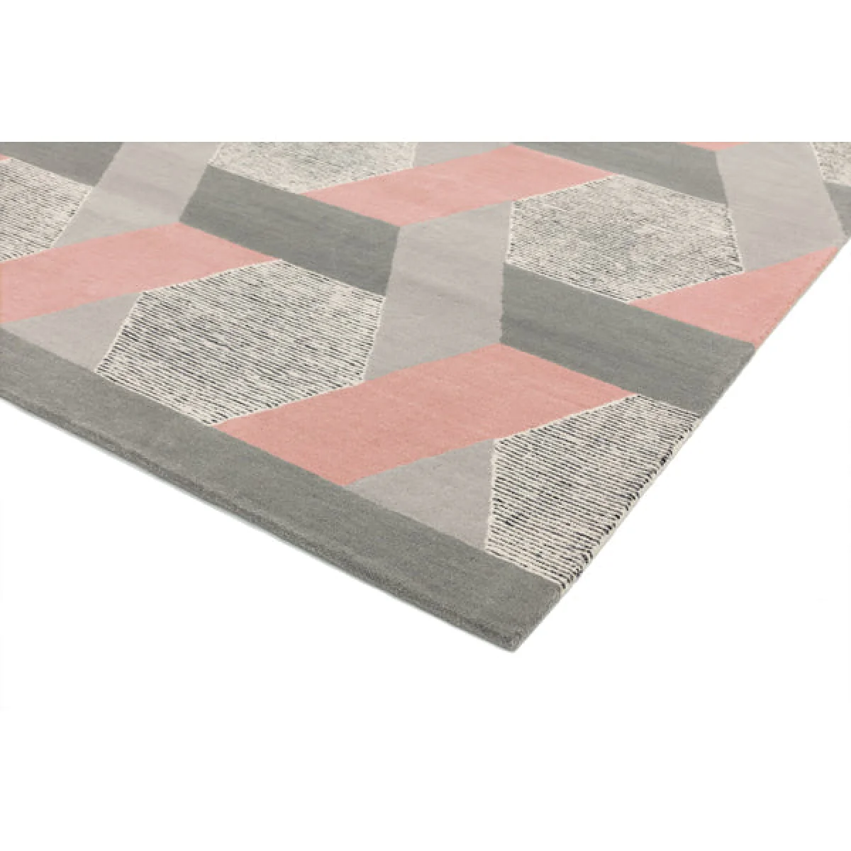 Asiatic Carpets Camden Hand Tufted Rug Pink - 120 x 170cm – image 6