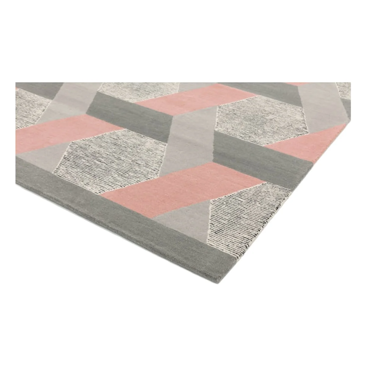 Asiatic Carpets Camden Hand Tufted Rug Pink - 120 x 170cm – image 1