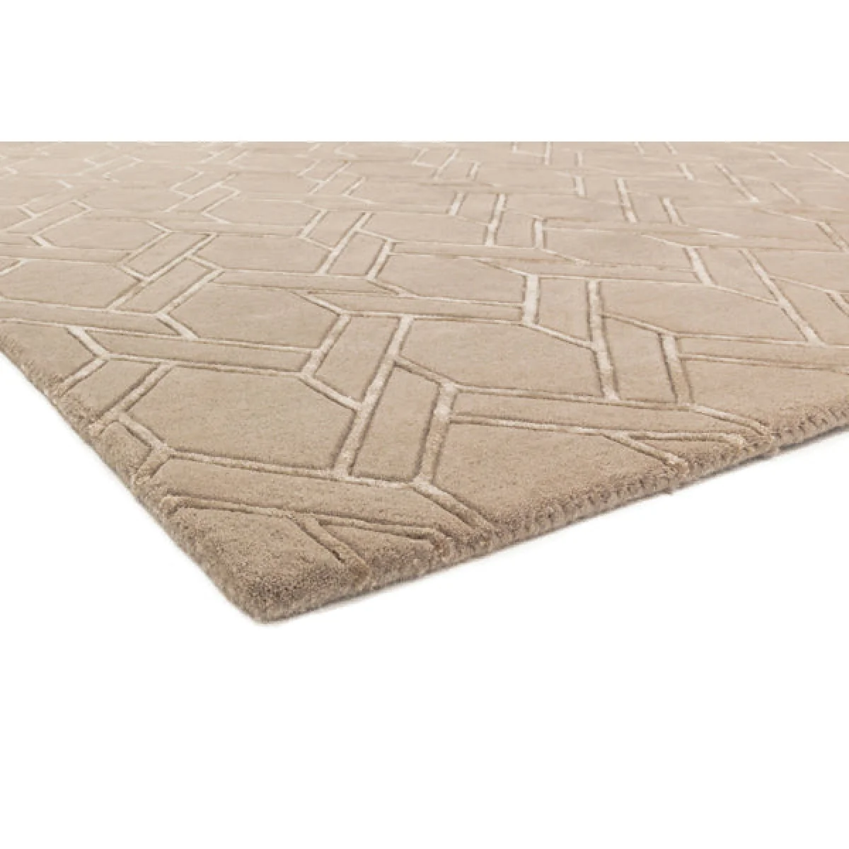 Asiatic Carpets Nexus Hand Tufted Rug Fine Lines Sand/Sand - 120 x 170cm – image 3