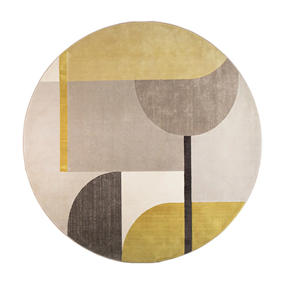 Zuiver Hilton Rug in Yellow and Grey / Grey/Yellow / Large – image 2