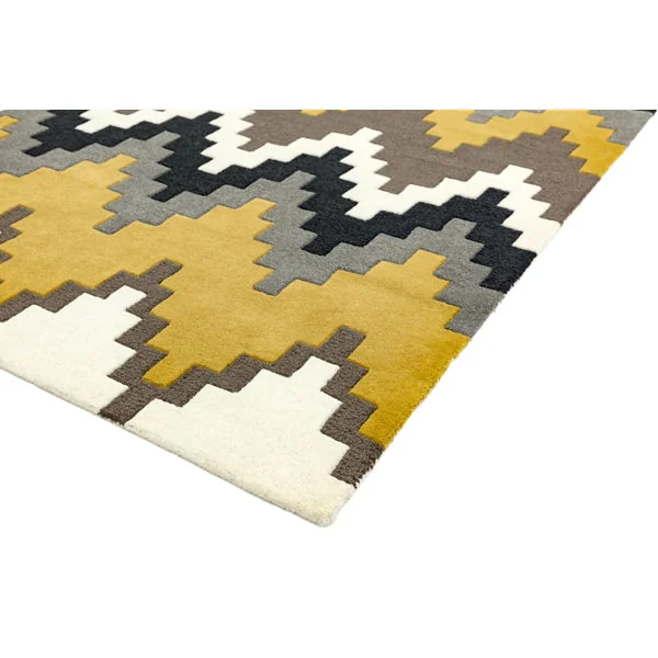 Asiatic Carpets Matrix Hand Tufted Rug Cuzzo Mustard - 160 x 230cm – image 3